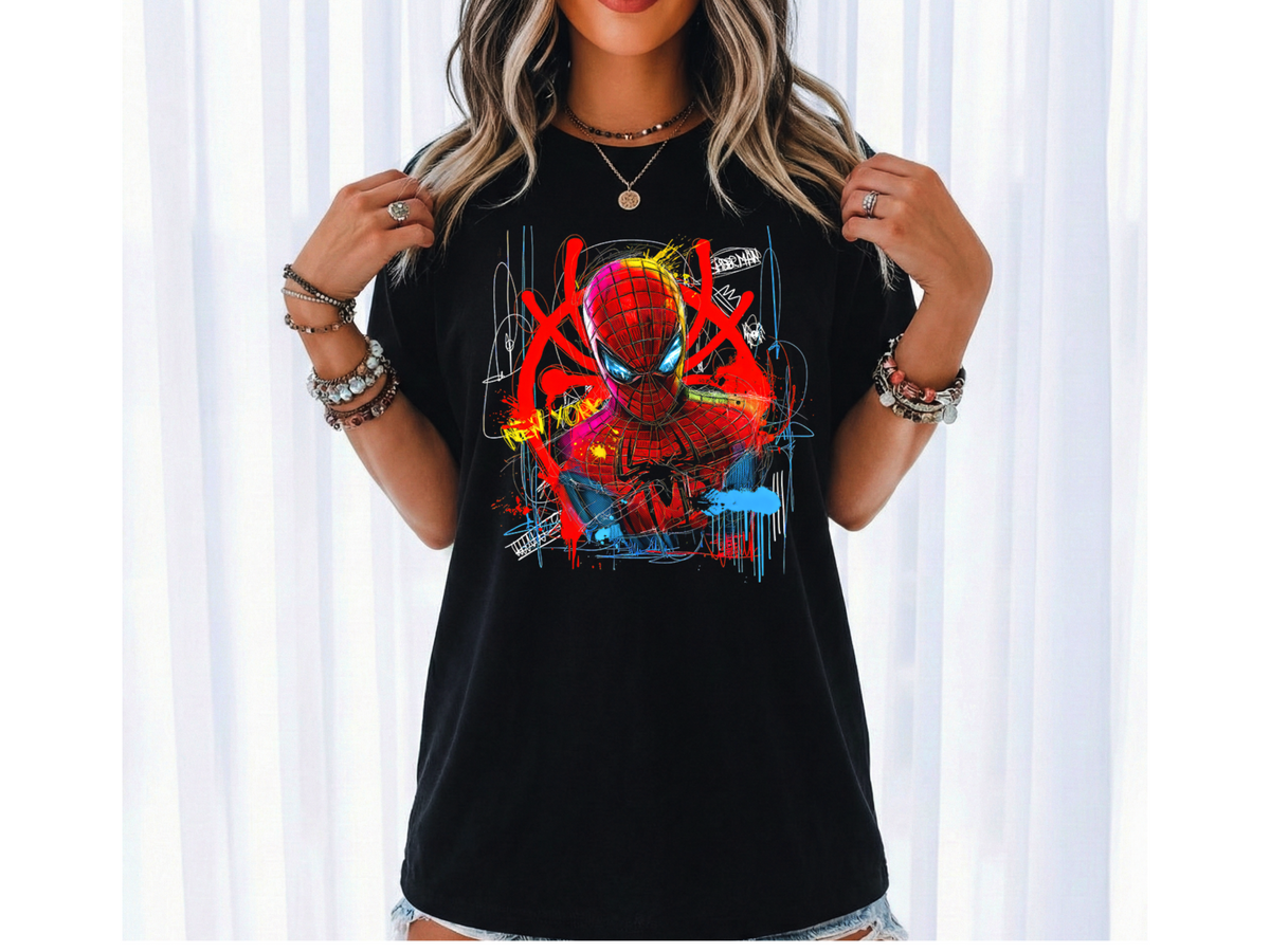 NY Spiderman Graffiti Style