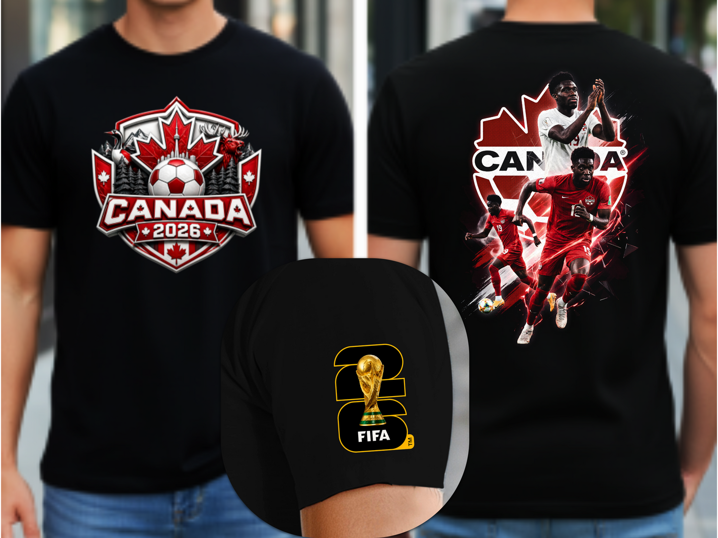 Alphonso Davies for Canada 2026 FIFA T-Shirt