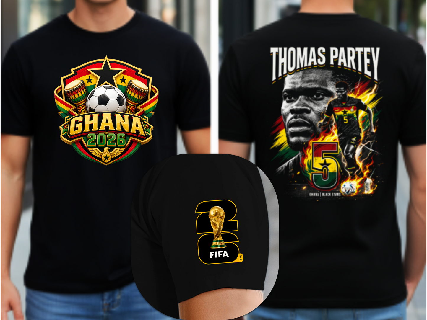 Thomas Partey for Ghana 2026 FIFA T-Shirt