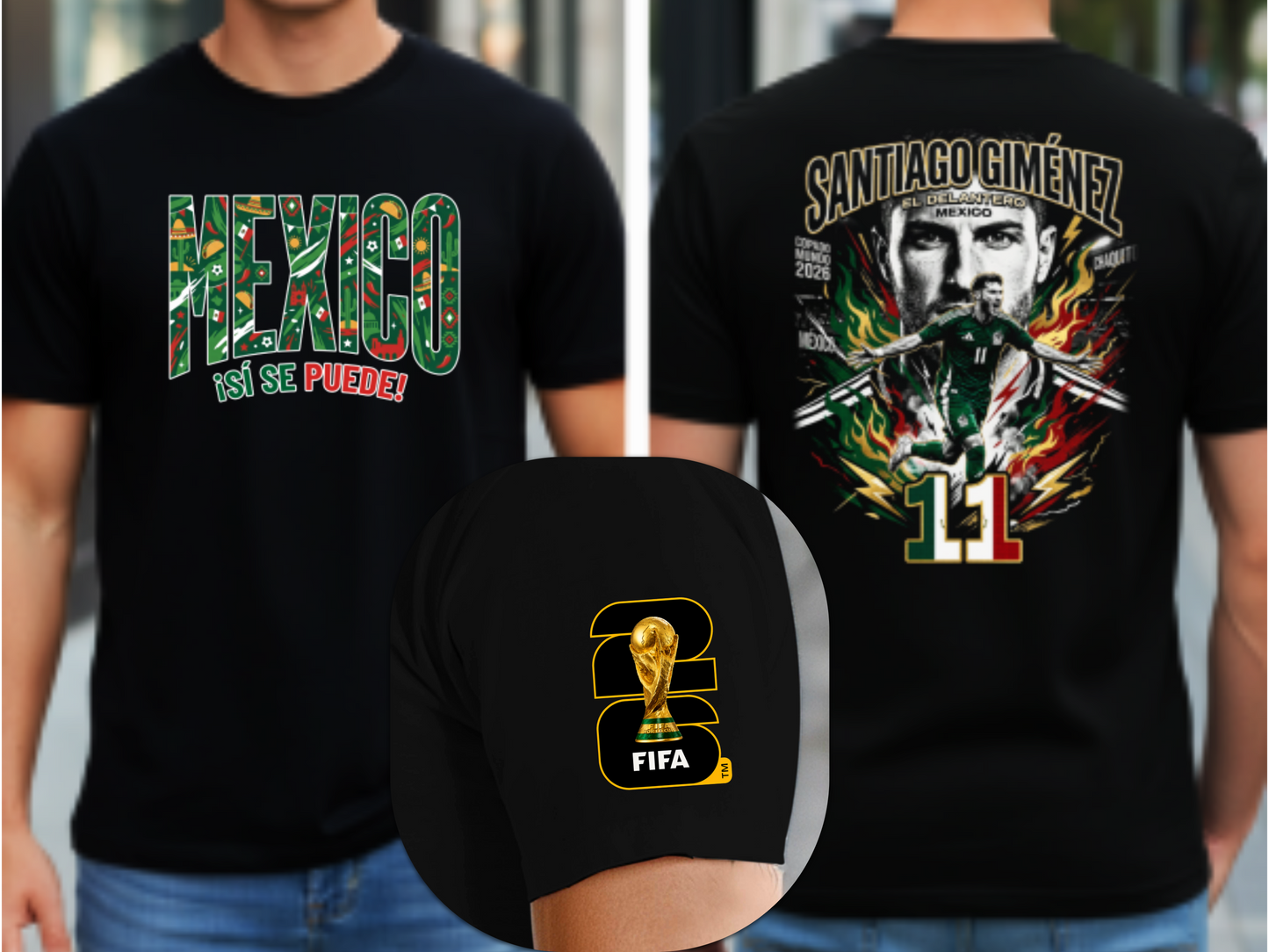 Santiago Gimenez for Mexico 2026 FIFA T-Shirt