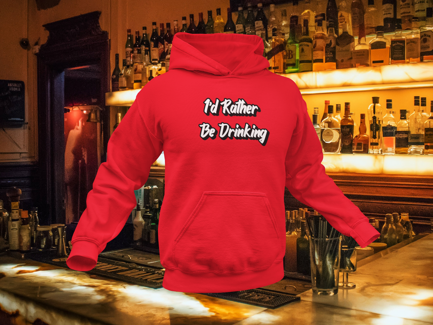 I'd Rather Be Drinking Hoodie