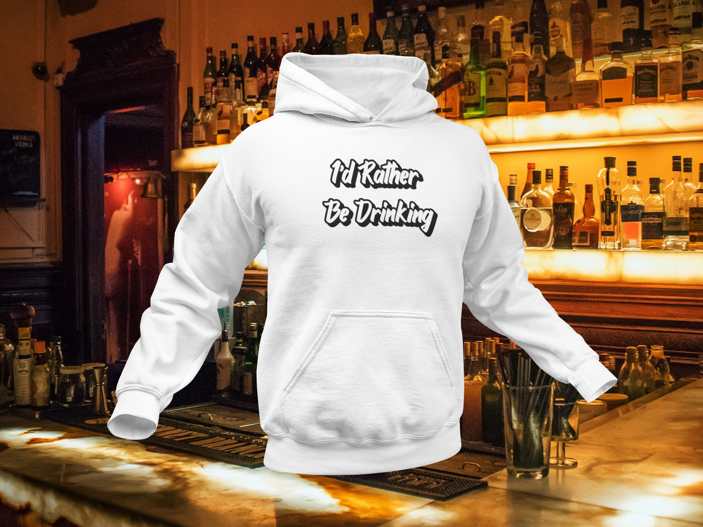 I'd Rather Be Drinking Hoodie