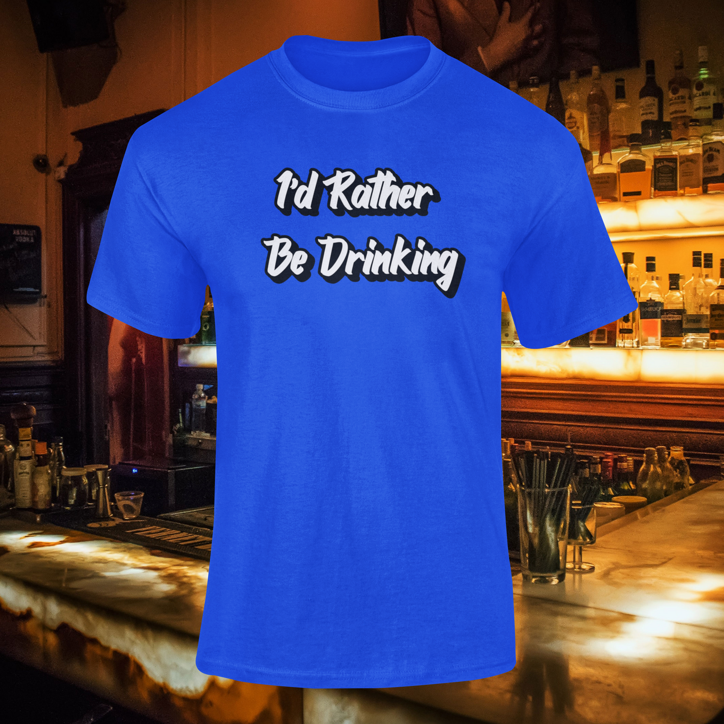 I'd Rather Be Drinking T-shirt