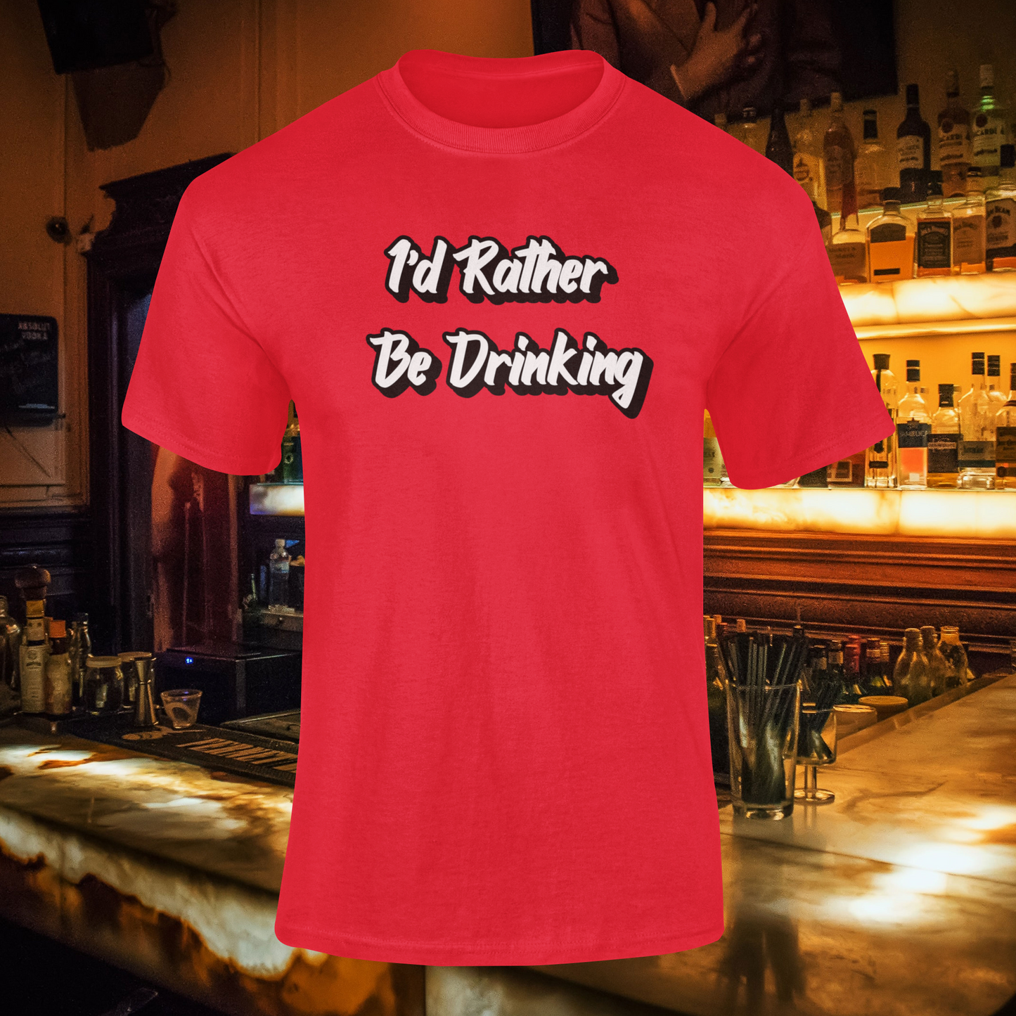 I'd Rather Be Drinking T-shirt