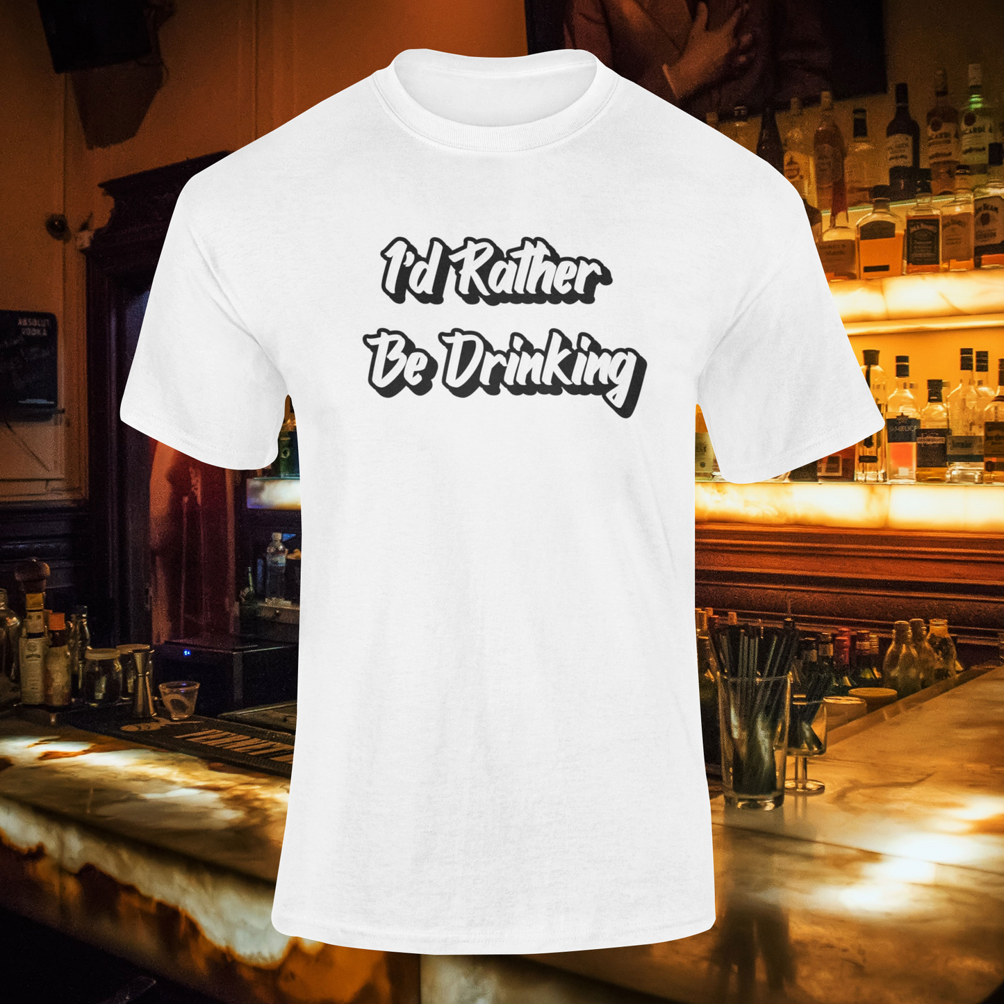 I'd Rather Be Drinking T-shirt