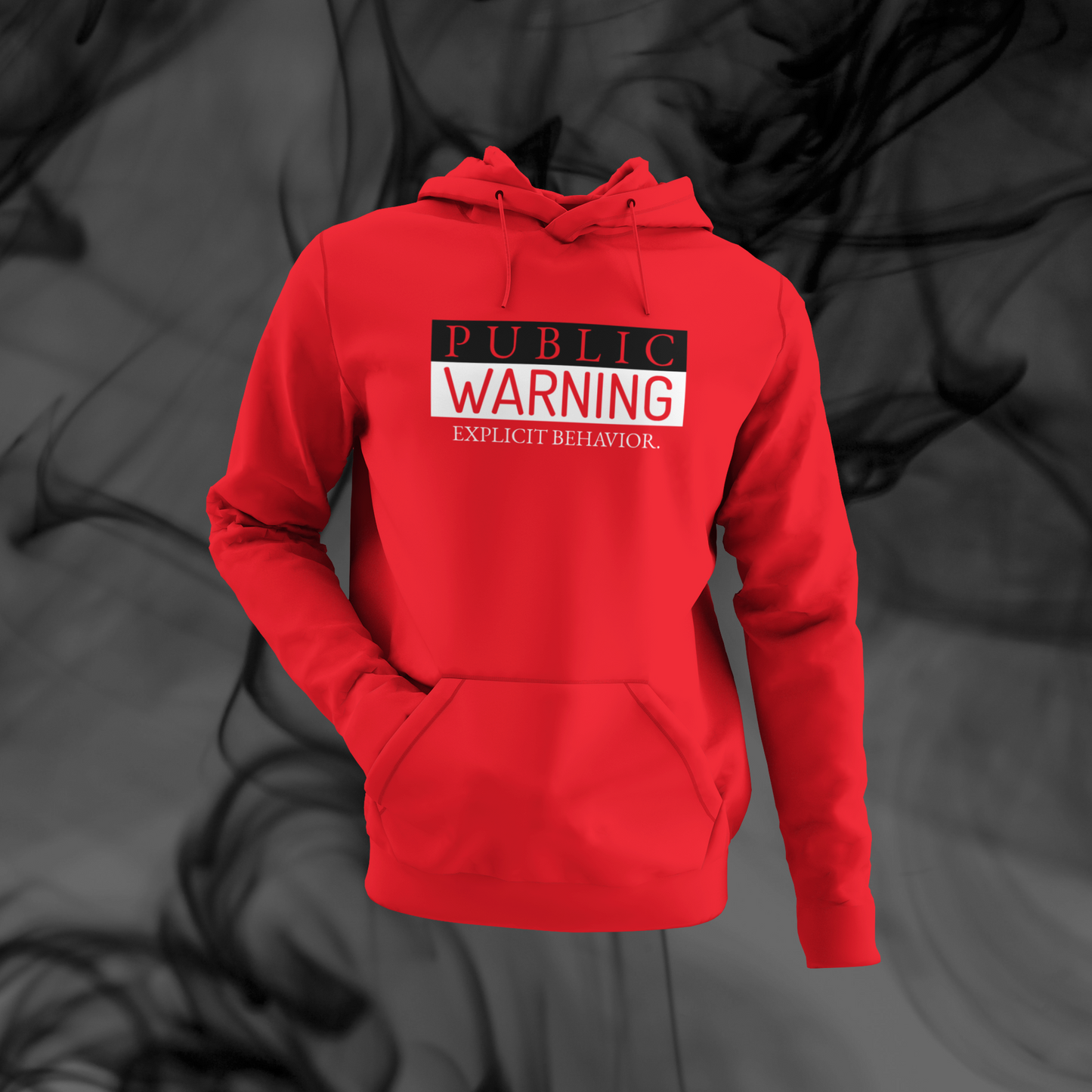 Public Warning Explicit Behavior Hoodie