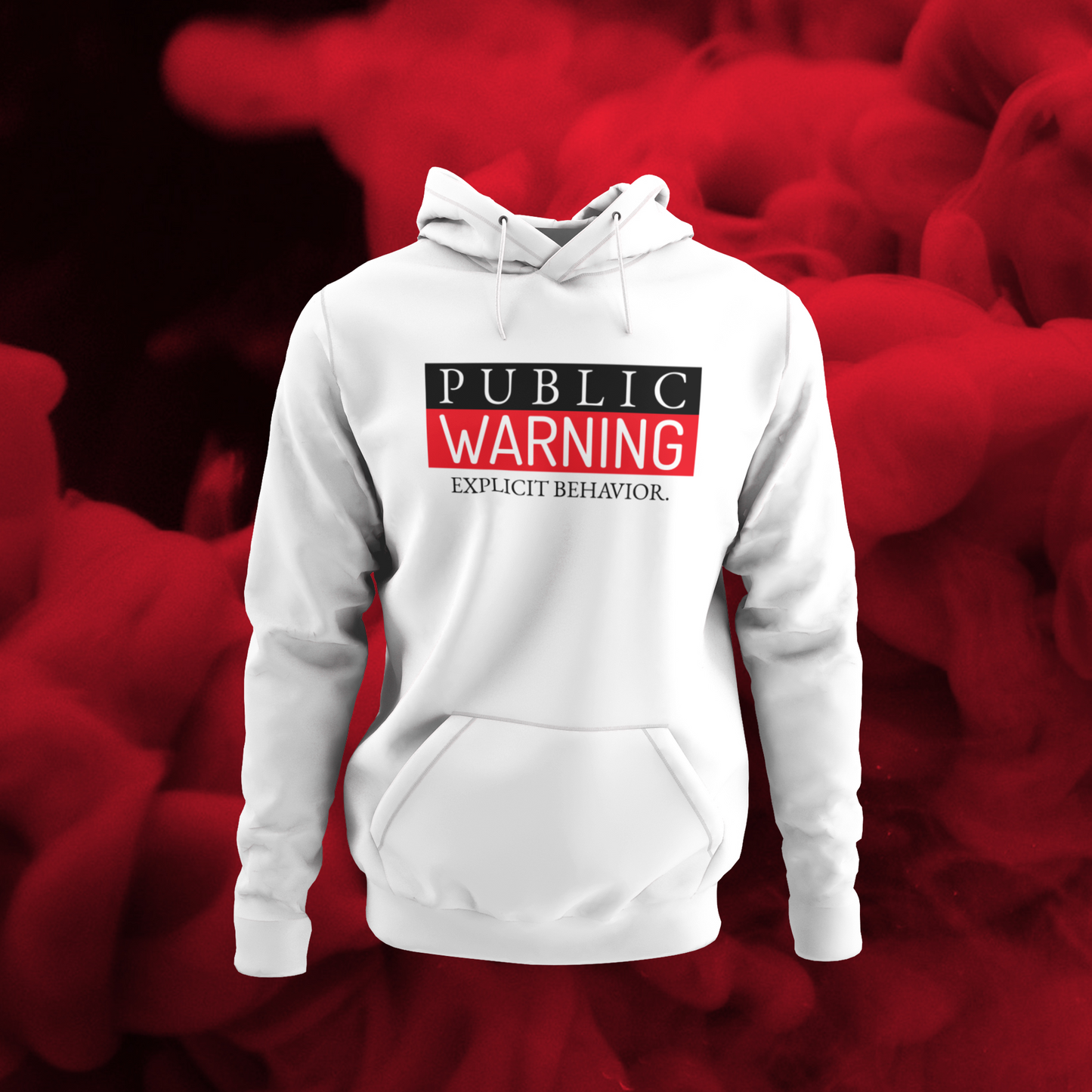 Public Warning Explicit Behavior Hoodie