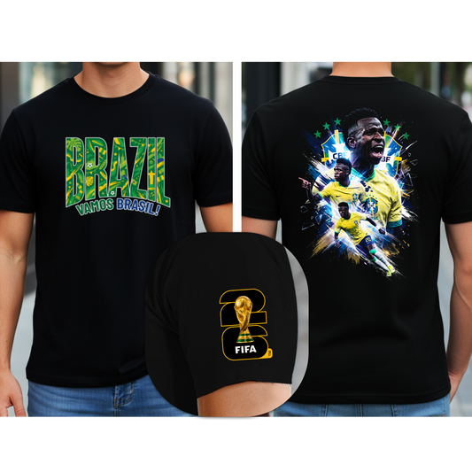 Vinicius Junior for Brazil 2026 FIFA T-Shirt