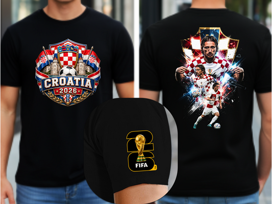 Luka Modric for Croatia 2026 FIFA T-Shirt