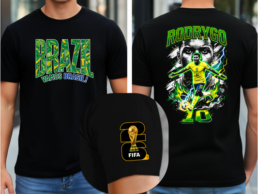 Rodrygo for Brazil 2026 FIFA T-Shirt