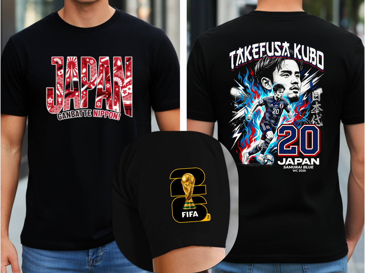 Takefusa Kubo for Japan 2026 FIFA T-Shirt