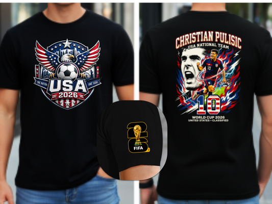 Christian Pulisic for USA 2026 FIFA T-Shirt