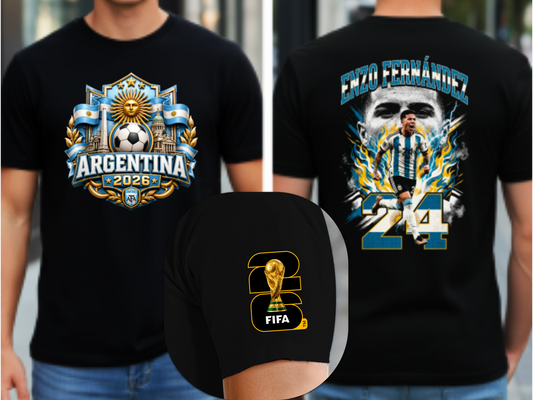 Enzo Hernandez for Argentina 2026 FIFA T-Shirt