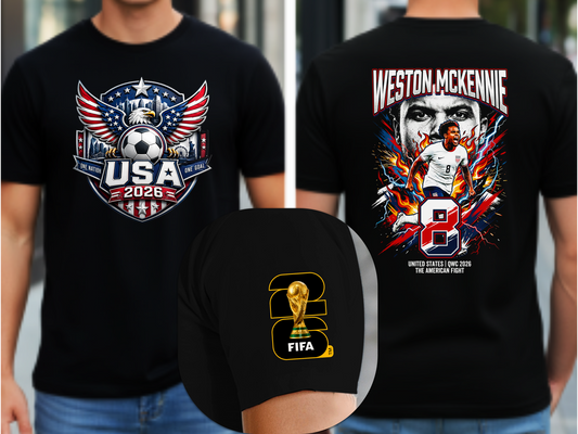 Weston McKennie for USA 2026 FIFA T-Shirt