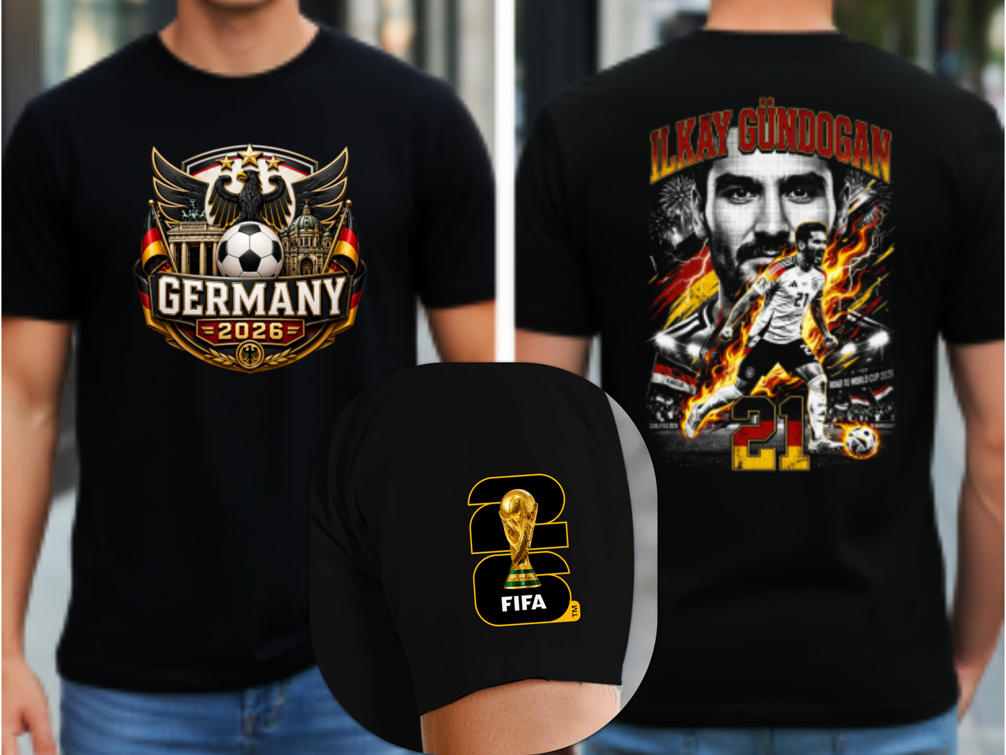 Iklay Gundogan for Germany 2026 FIFA T-Shirt