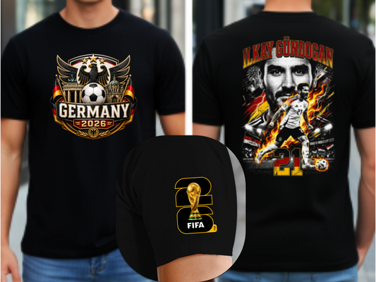 Iklay Gundogan for Germany 2026 FIFA T-Shirt