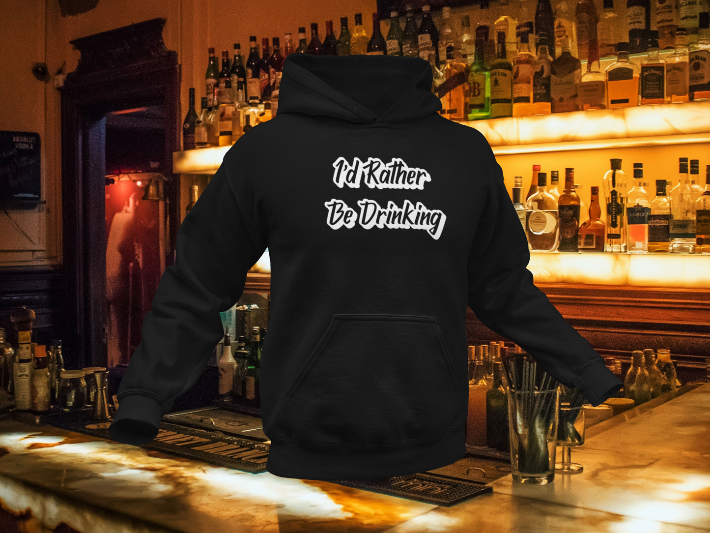 I'd Rather Be Drinking Hoodie