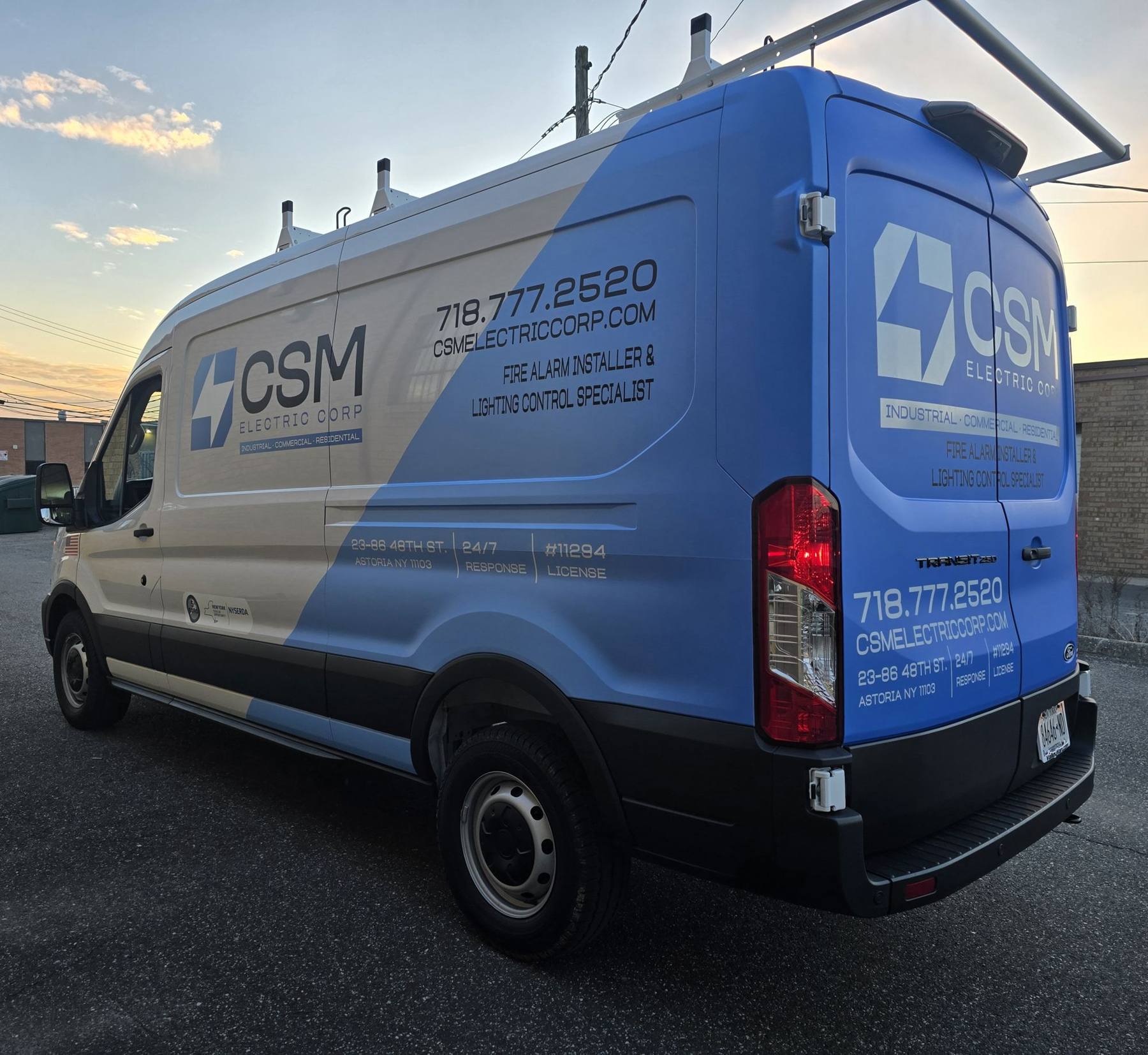 CSM Electric · fleet van