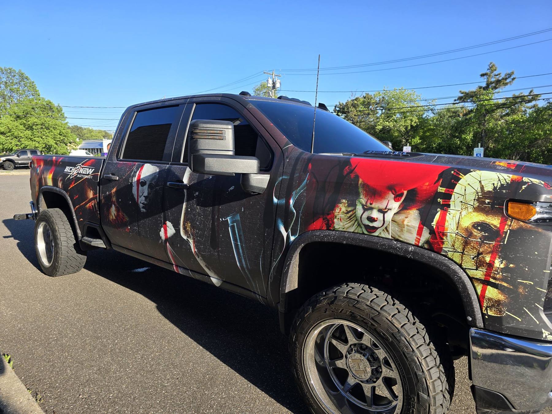 Chevy pickup · full print art wrap