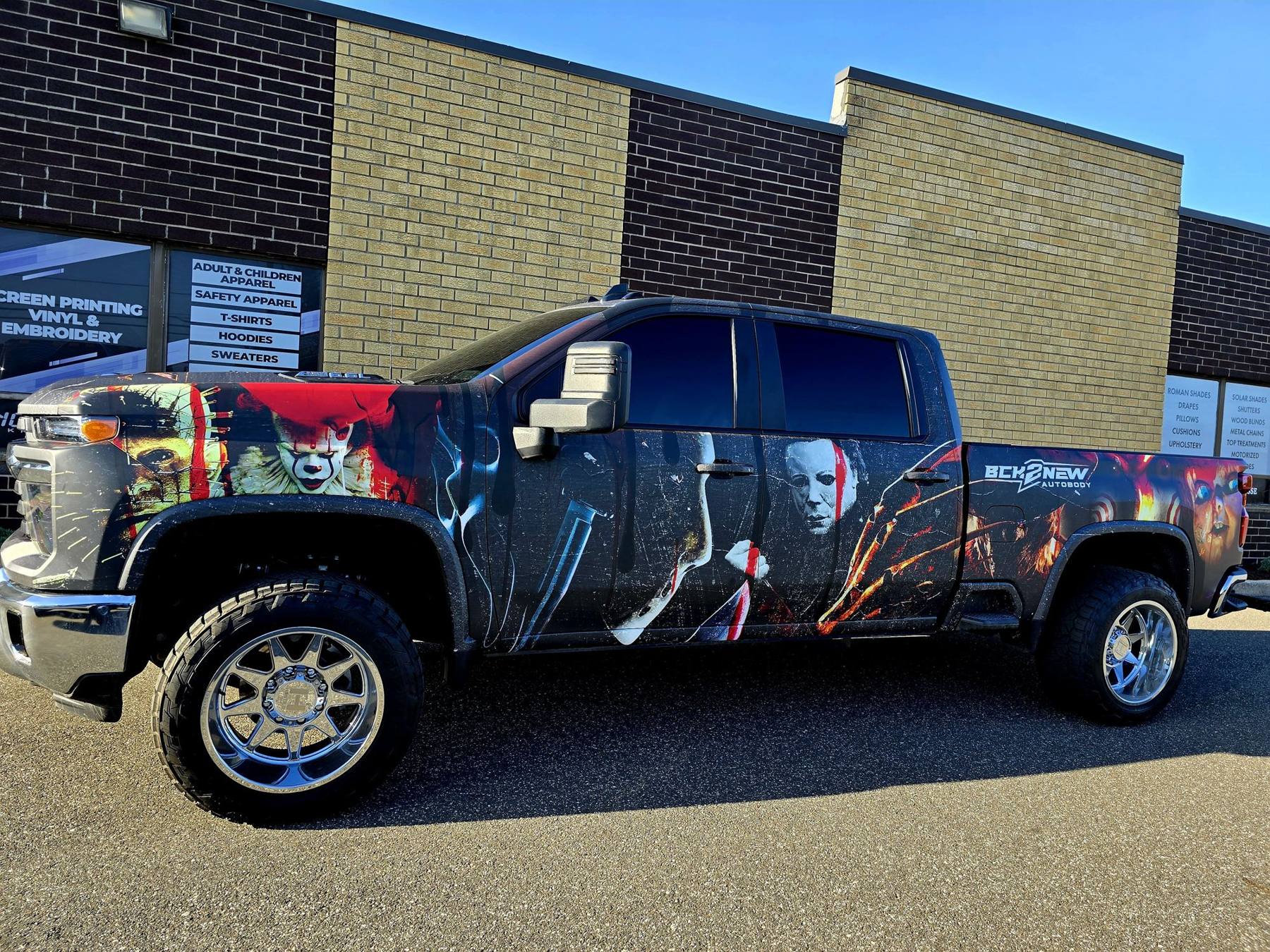 Chevy pickup · full print art wrap
