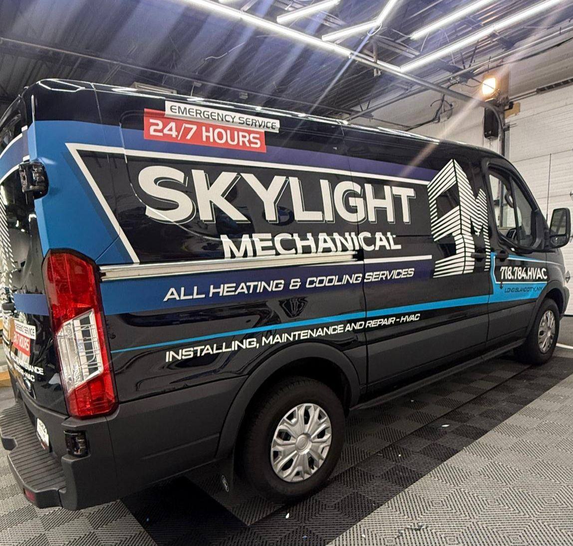 Skylight Mechanical · fleet van